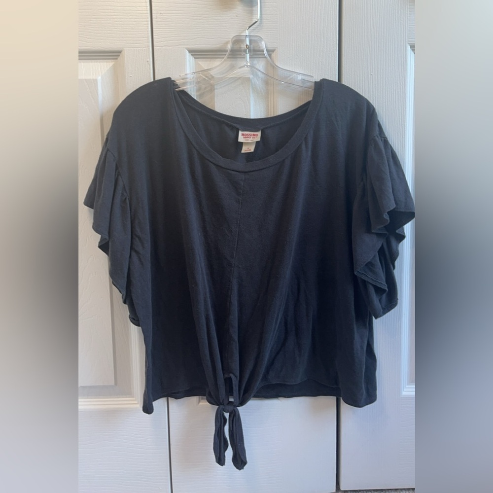 Mossimo Gray Tied Crop